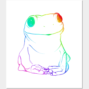 Polite Little Frog VII Posters and Art